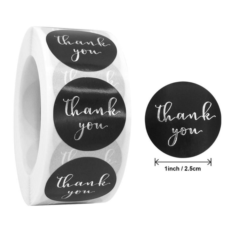 500 sheets | More Designs Stickers | self-adhesive label sealing packaging label | 2.5 cm / 1 inch