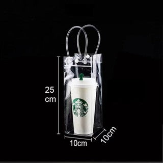 PVC/ Plastic Transparent Bag / Transparent Tote handbag gift Clear bag gift packaging bag