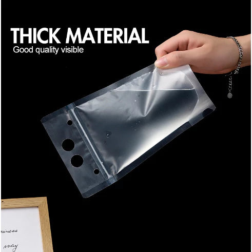 50pcs Liquid Pouch Resealable Stand Up Drink Pouch - Alternative for Paper PP Plastic Cup