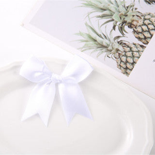 (50pcs/pack) 1'' Satin Ribbon Handmade 8.5cm Wide Swallowtail Bowknot For DIY Craft