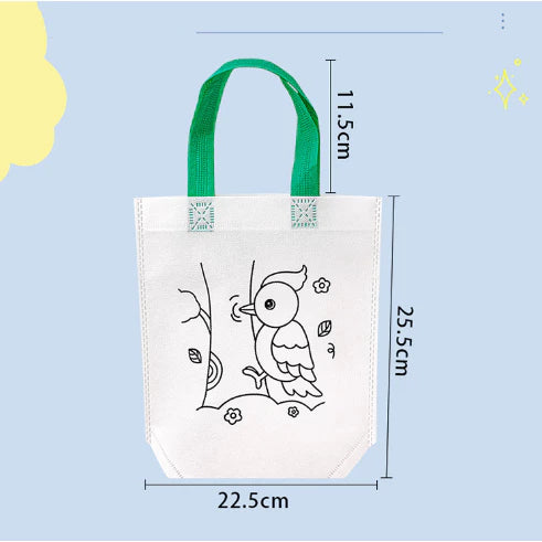 Graffiti Painting Bag Handmade Painting For Kids Graffiti Bag Drawing Educational Toys