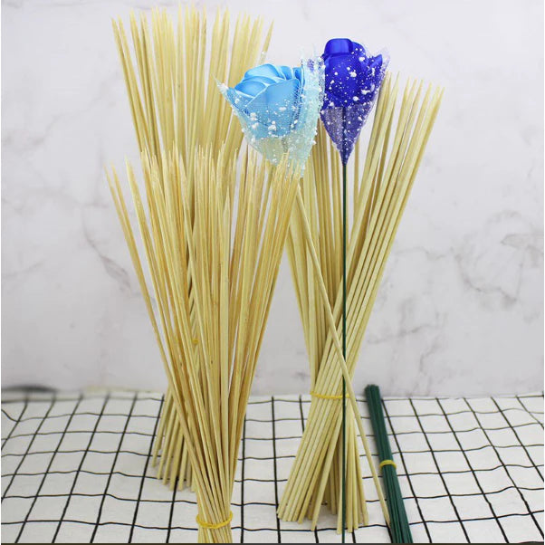 47pcs BBQ/Flower Bamboo Stick Large 40cm/50cm x 3 mm diameter