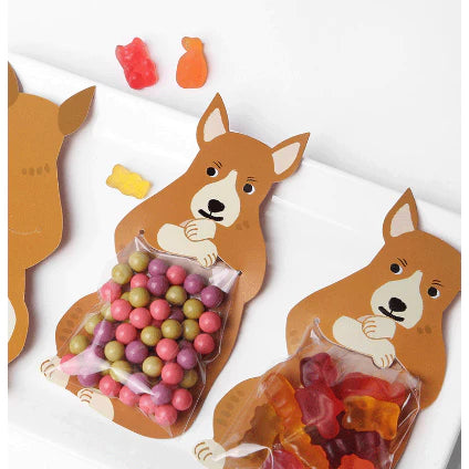 10Pcs Cute Animal Cookies Packaging Snack Candy Bags