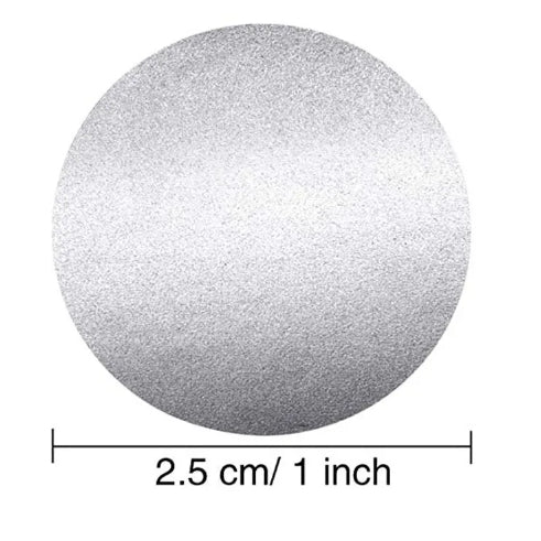 300 sheets/roll 2.50cm silver scratch Off sticker film self-adhesive Sticker Label