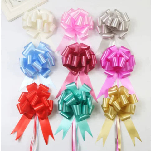 30Pcs Big Hand Pull Bows Gift Knot Ribbon DIY Wedding Gift Packaging Ribbons