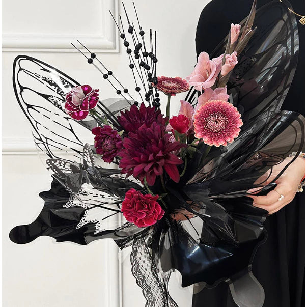 20pcs butterfly bouquet paper butterfly wrap flower paper gift diy handmade materials