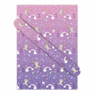 5pcs | Purple Bear Color gift wrapping paper nostalgic elegant size birthday Wrapping pape