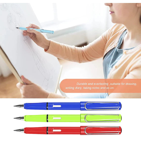 Random Color Eternal pencil black no need to sharpen pencil wear-resistant pen tip