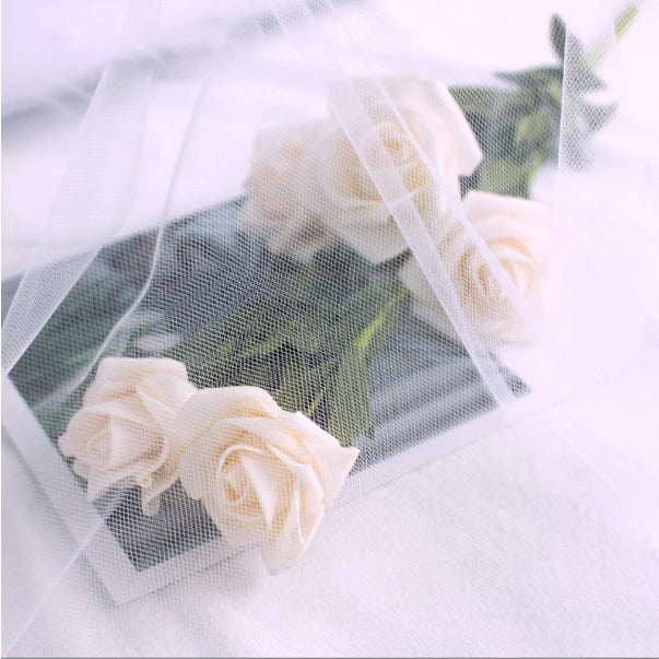 (1.5x16m) Gauze Boquet flower wrapping paper material wrapped flower mesh