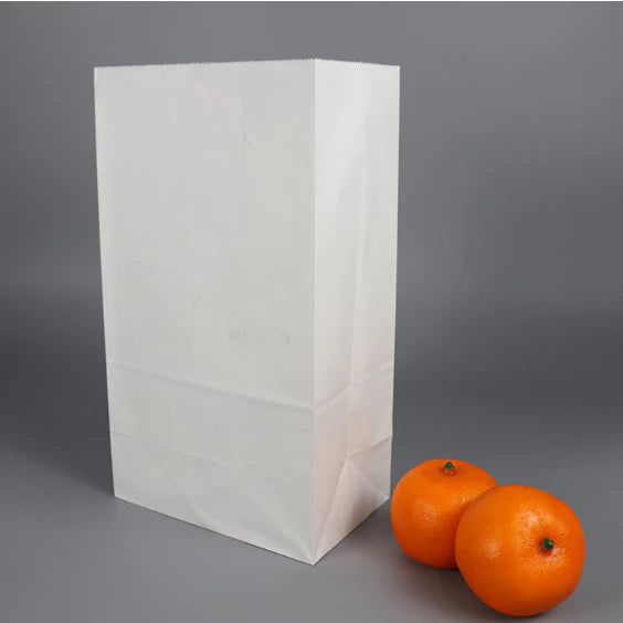 White Paper Bag by 50Pcs. Per pack| Gift Wrapping Paper Bag Kraft Paper Wrapping Bag 70gsm
