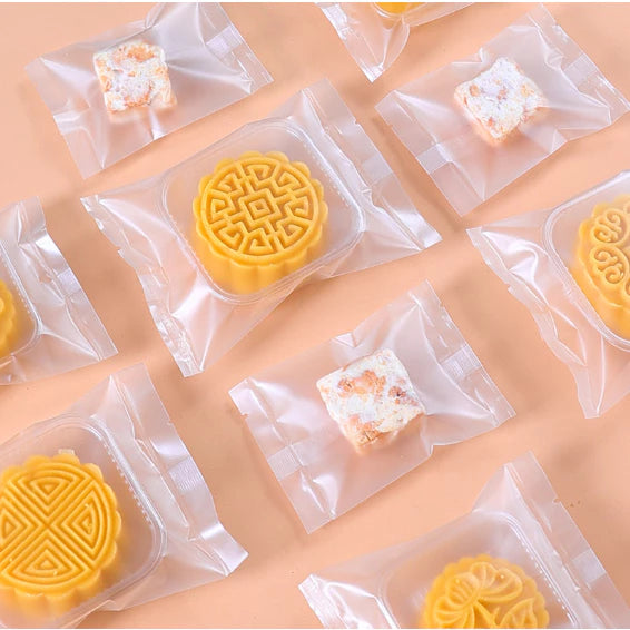 100pcs Matte open Top Frosted Matte Plain Candy Food Cookie Bag