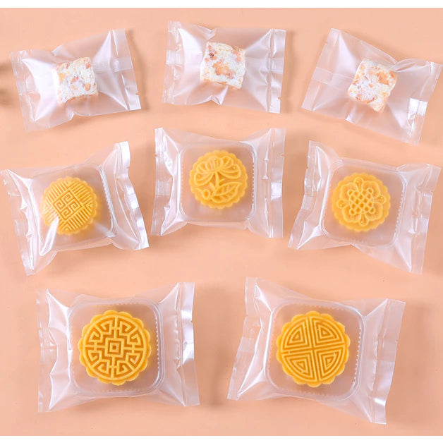 100pcs Matte open Top Frosted Matte Plain Candy Food Cookie Bag