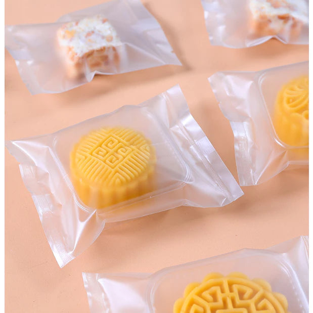 100pcs Matte open Top Frosted Matte Plain Candy Food Cookie Bag