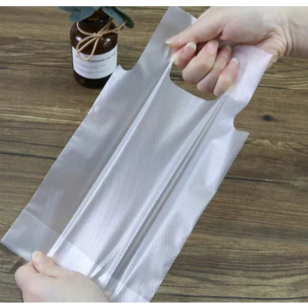 100pcs Take Out Plastic Transparent Packaging Bag for Milktea