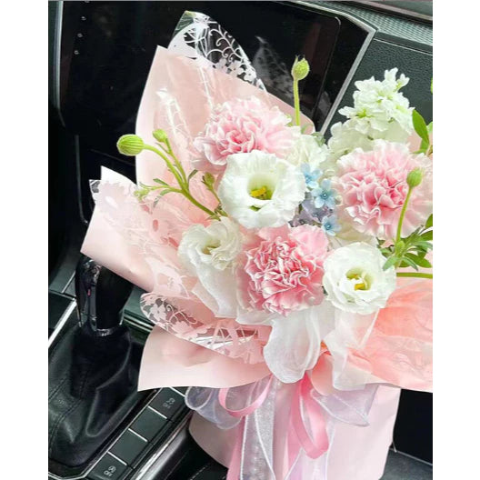 Lace cellophane transparent waterproof bouquet flower wrapper