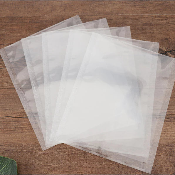 (100PCS) Clear Smooth Vacuum Bag Storage Bags For Vacuum Sealer Vacuum Packaging