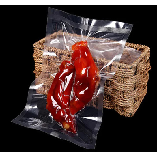 (100PCS) Clear Smooth Vacuum Bag Storage Bags For Vacuum Sealer Vacuum Packaging