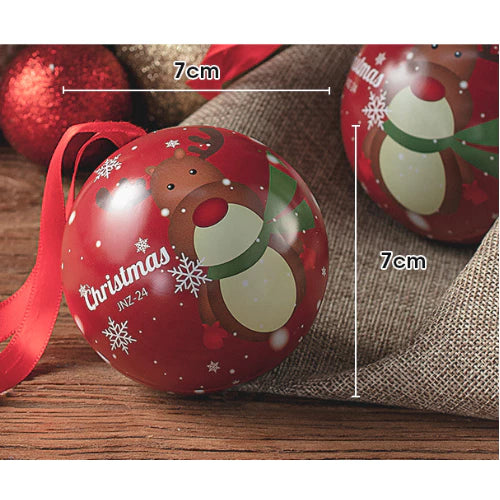 1PC Christmas round elf Balls Ornaments For Xmas Tree Christmas Decoration