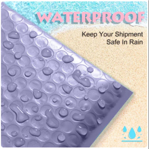 LIGHT PURPLE | Bubble Mailer Plastic Padded Envelope Shipping Bag Packaging 1pc