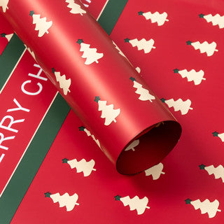 (20pcs) 57x57 Christmas Flower Snowflake Gift Wrapping Paper XMAS