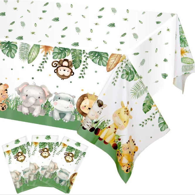 Jungle Animal Lion King Theme Design Disposable Tableware Set Jungle Safari theme