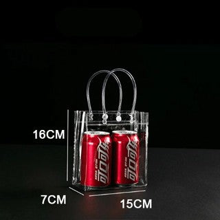 PVC/ Plastic Transparent Bag / Transparent Tote handbag gift Clear bag gift packaging bag