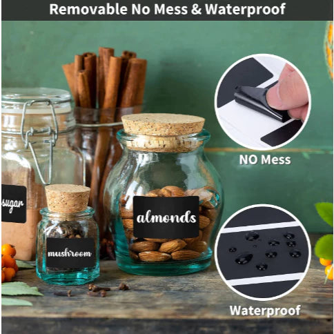 Waterproof Labels Sticker for Craft Household Kitchen Jars and Spices