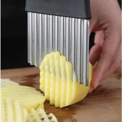 Wolf tooth potato knife wave-shaped fancy knife pattern cutting potato Cutter