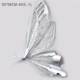 20pcs butterfly bouquet paper butterfly wrap flower paper gift diy handmade materials