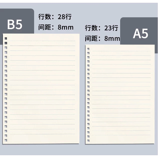 Spiral Coil Notebook Binder Notebooks journal A5/B5 big Student notebook