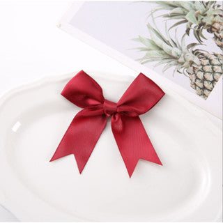 (50pcs/pack) 1'' Satin Ribbon Handmade 8.5cm Wide Swallowtail Bowknot For DIY Craft