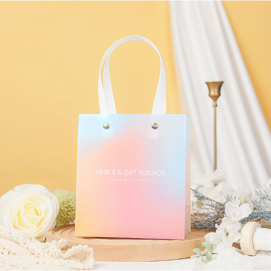 1pc Gradient Gift Tote Bag High-End Gift Bag Packaging Bag Accompanying Gift Bag Tote Bag