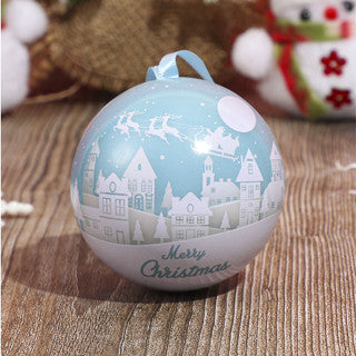 1PC Christmas round elf Balls Ornaments For Xmas Tree Christmas Decoration
