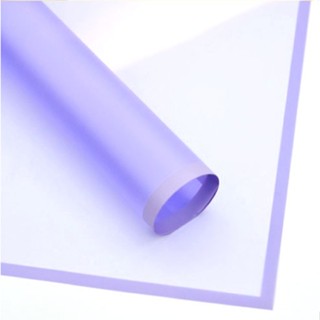 20pcs Transparent Colored Edge Flower Wrapper Korean Wrapper Accesories Paper Wrapping