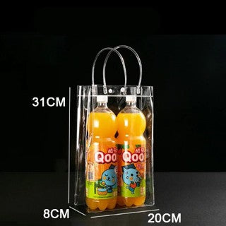 PVC/ Plastic Transparent Bag / Transparent Tote handbag gift Clear bag gift packaging bag