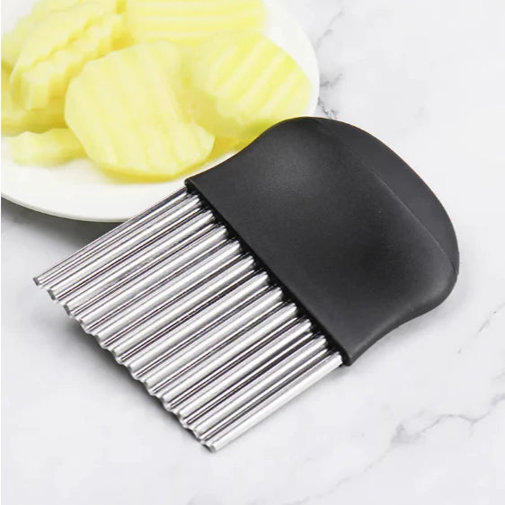 Wolf tooth potato knife wave-shaped fancy knife pattern cutting potato Cutter