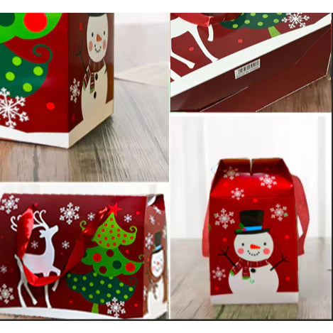 Christmas Handcuffs Box Merry Christmas Paper Packaging Box Santa Claus Gift Box