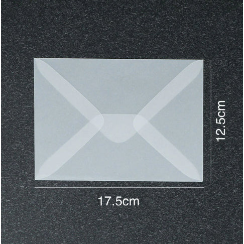 1pc | Transparent envelope for invitation / Translucent Envelope for invitation