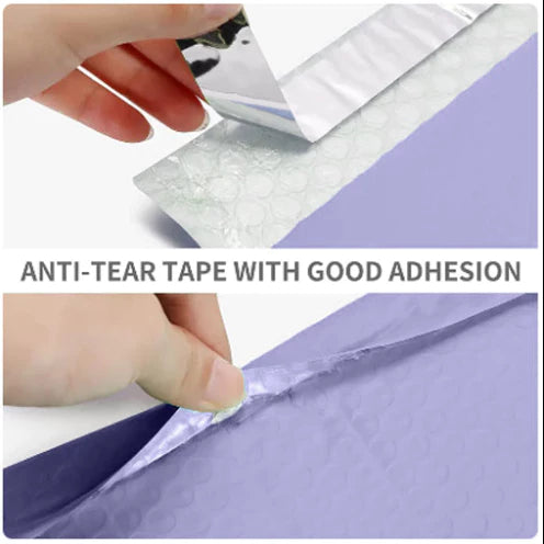LIGHT PURPLE | Bubble Mailer Plastic Padded Envelope Shipping Bag Packaging 1pc