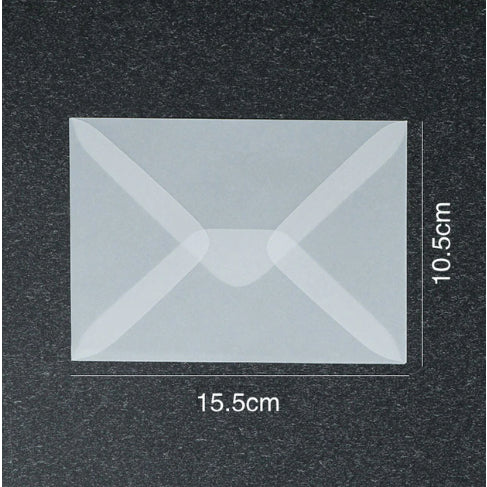 1pc | Transparent envelope for invitation / Translucent Envelope for invitation