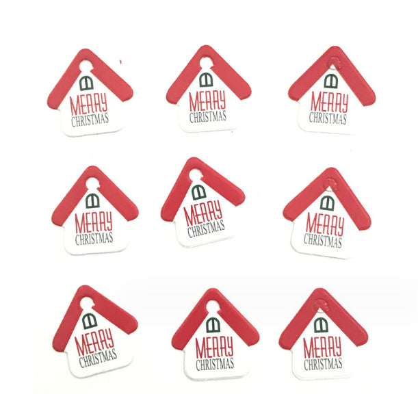 100Pcs/50pcs Christmas paper hand card wedding party paper tag