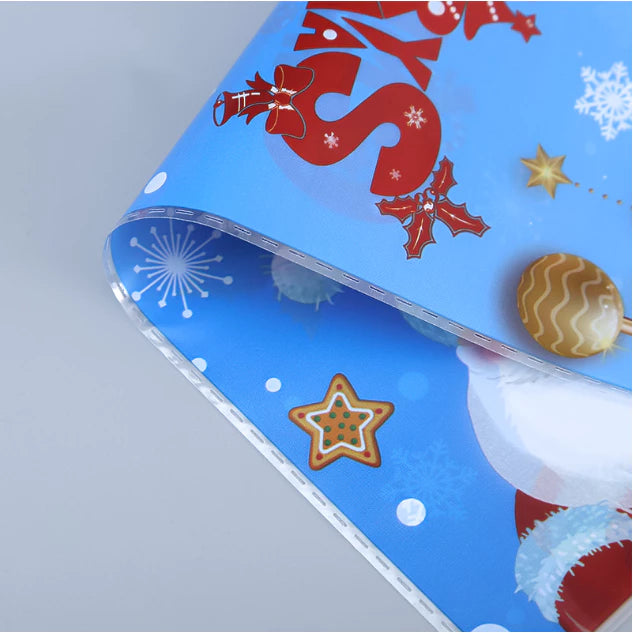 50pcs Christmas loot bags Santa candy cookie gift Packaging OPP Pouch