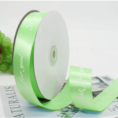 (45 Yards) 1cm 2.5cm Colorful just for you Ribbon Roll Gift Flower Wrapping Decorations II