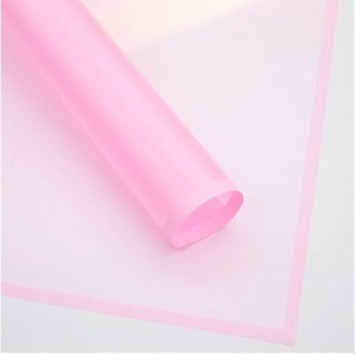 20pcs Transparent Colored Edge Flower Wrapper Korean Wrapper Accesories Paper Wrapping