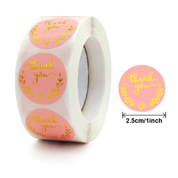 500 sheets | More Designs Stickers | self-adhesive label sealing packaging label | 2.5 cm / 1 inch