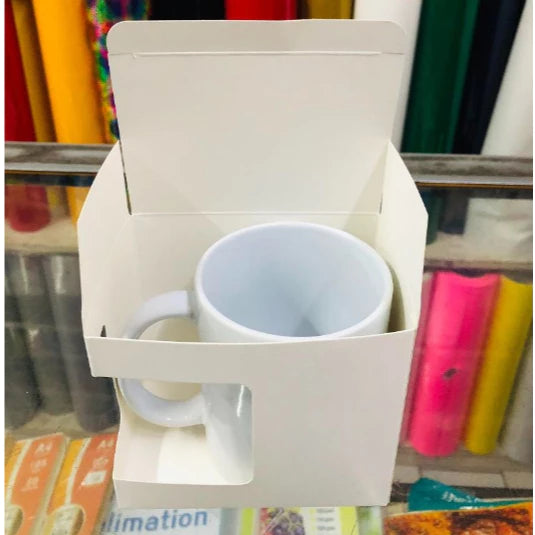 50pcs Window Mug Box Side or Center Window Mug Box