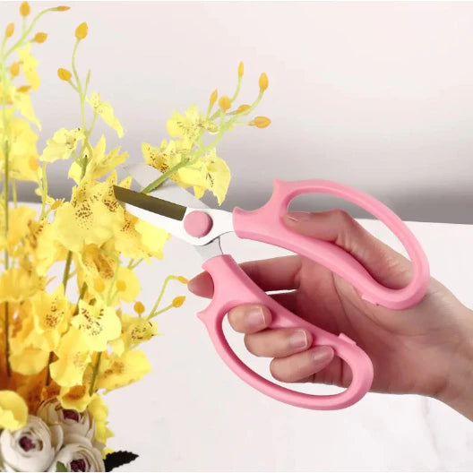 1pc RANDOM COLOR Stainless Steel Gardening Scissors Floral Pruning Tool Floral Scissors