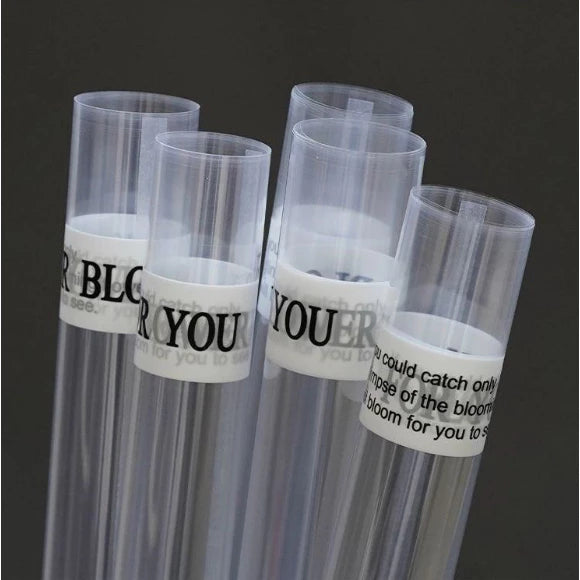 English letter glass flower bouquet wrapping per roll