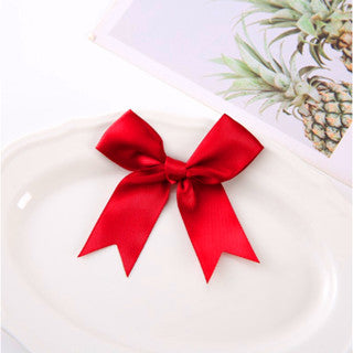 (50pcs/pack) 1'' Satin Ribbon Handmade 8.5cm Wide Swallowtail Bowknot For DIY Craft