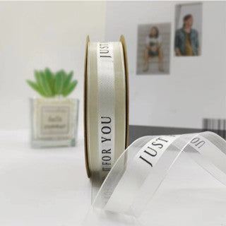 (2.5cmx50yards) BEST WISHES FOR YOU Organza Ribbon Wedding/Birthday Decoration